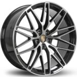 Диск Zixi Porsche 878 9x20 5x130 ET45.0 D71.6 Black Machined Face