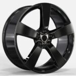Диск Zixi Jetour 844 9x22 5x108 ET40.0 D60.1 Satin Black+Milling