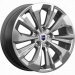 Диск КиК Авиор 7x17 5x114,3 ET35.0 D67.1 Дарк платинум брайт