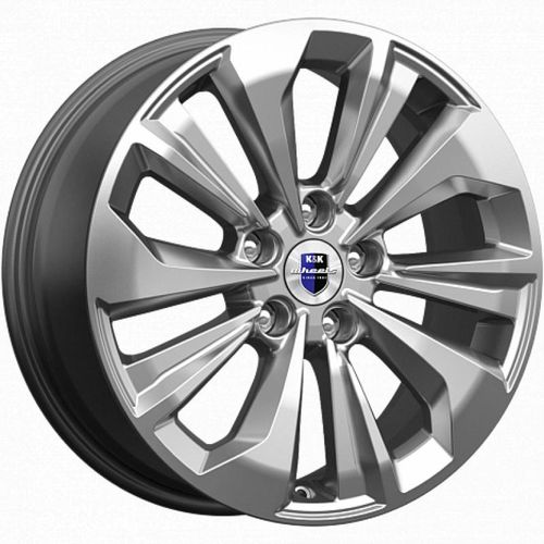 218298117_main Диск КиК Авиор 7x17 5x114,3 ET35.0 D67.1 Дарк платинум брайт — изображение 1
