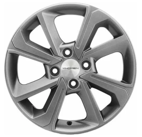 21961281_main Диск Khomen Wheels KHW1501 (Lada Granta) 6x15 4x98 ET36.0 D58.6 Black-FP — изображение 1