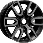 Диск Khomen Wheels KHW1723 (Fortuner/Hilux) 8x17 6x139,7 ET30.0 D106.1 Black
