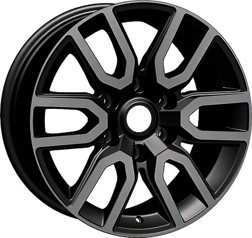 22049343_main Диск Khomen Wheels KHW1723 (Fortuner/Hilux) 8x17 6x139,7 ET42.0 D75.1 Gray-FP — изображение 1