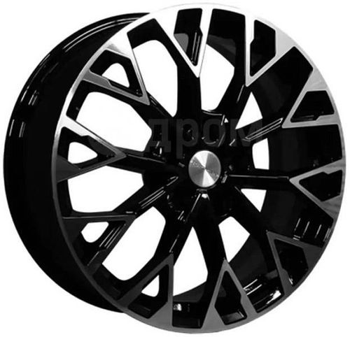 22091634_main Диск Khomen Wheels KHW1718 (Kodiaq/Tiguan) 7x17 5x108 ET45.0 D60.1 Black-FP — изображение 1