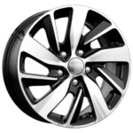 Диск КиК КС741 (16_Octavia) 6,5x16 5x112 ET46.0 D57.1 Алмаз черный