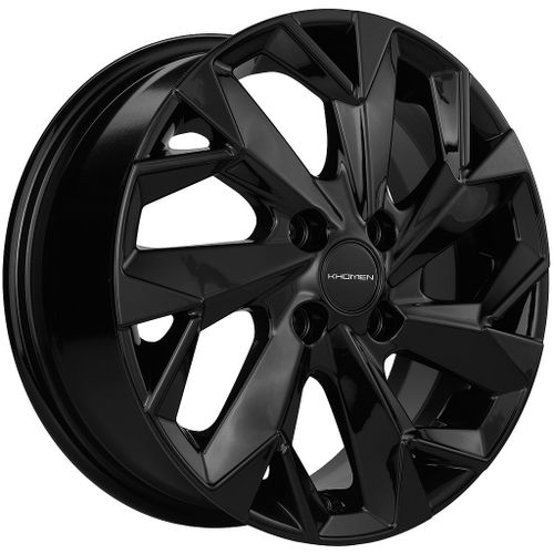 22427844_main Диск Khomen Wheels KHW1508 (Rio/Solaris) 6x15 4x100 ET46.0 D54.1 Black-FP — изображение 1
