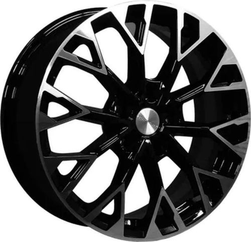 22537211_main Диск Khomen Wheels KHW1718 (Dongfeng 580) 7x17 5x110 ET45.0 D67.1 Black-FP — изображение 1