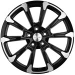Диск Khomen Wheels KHW1808 (Murano) 7,5x18 5x114,3 ET50.0 D66.1 Black-FP