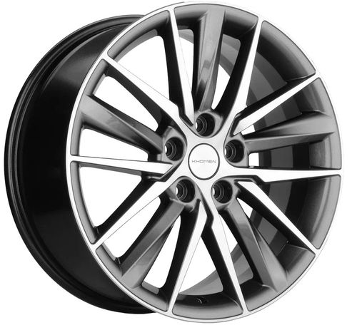 22806528_main Диск Khomen Wheels KHW1807 (A6/Q5) 8x18 5x112 ET39.0 D66.6 Black-FP — изображение 1