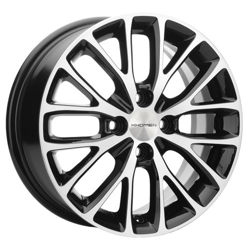23210867_main Диск Khomen Wheels KHW1506 (Rio I) 6x15 4x100 ET37.0 D60.1 Black-FP — изображение 1