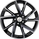 Диск Khomen Wheels KHW1714 (Teana/X-trail) 7x17 5x114,3 ET45.0 D66.1 Black-FP