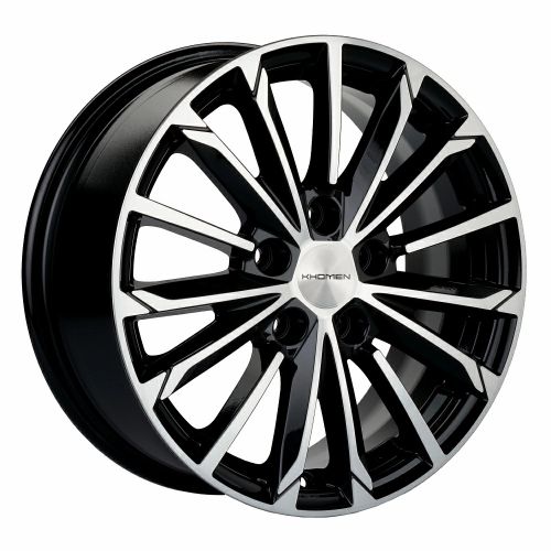 23411237_main Диск Khomen Wheels KHW1611 (Chery Tiggo 3/Tiggo 3 Pro) 6,5x16 5x110 ET46.0 D63.3 Black-FP — изображение 1