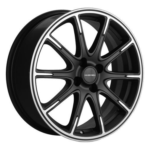 23437635_main Диск Khomen Wheels KHW1707 (XRay) 6,5x17 4x100 ET41.0 D60.1 Black-FP — изображение 1