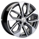 Диск Khomen Wheels KHW1703 (A4) 7x17 5x112 ET49.0 D57.1 Black-FP