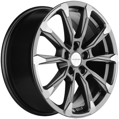 23558425_main Диск Khomen Wheels KHW1808 (Tugella/Jaguar XF/F-Pace) 7,5x18 5x108 ET46.0 D63.4 Black-FP — изображение 1