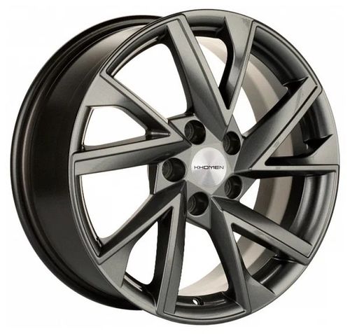 23626547_main Диск Khomen Wheels KHW1724 (Jac/Москвич 3) 7x17 5x108 ET33.0 D60.1 Black-FP — изображение 1