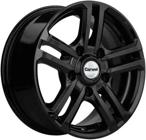 24004028_main Диск Khomen Wheels KHW1602 (Niva 4x4 Bronto) 6,5x16 5x139,7 ET35.0 D98.5 Black — изображение 1
