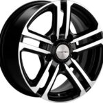 Диск Khomen Wheels KHW1602 (Niva 4x4 Bronto) 6,5x16 5x139,7 ET40.0 D98.5 Black-FP
