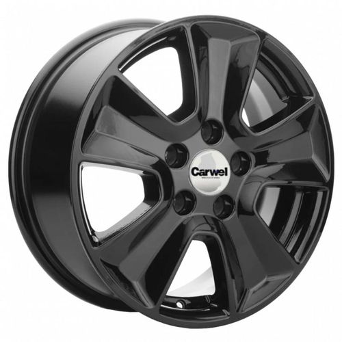 24188187_main Диск Khomen Wheels KHW1601 (Renault/Nissan) 6,5x16 5x114,3 ET50.0 D66.1 Black — изображение 1