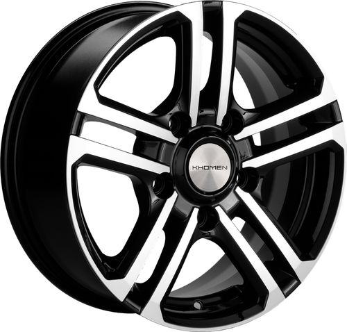 24188191_main Диск Khomen Wheels KHW1602 (Niva 4x4 Bronto) 6,5x16 5x139,7 ET35.0 D98.5 Black-FP — изображение 1