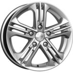 Диск КиК TRINITY 6x15 5x114,3 ET50.0 D67.1 Дарк платинум