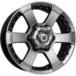 Диск КиК М56 7x16 6x139,7 ET20.0 D67.1 Дарк платинум