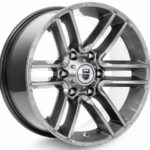 Диск КиК Алгама 8x17 6x139,7 ET-20.0 D106.1 Дарк платинум