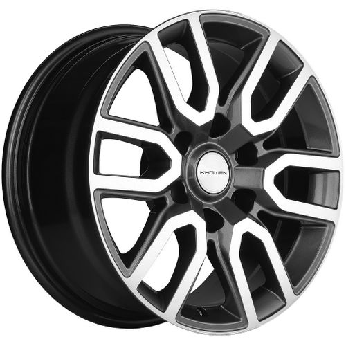24388394_main Диск Khomen Wheels KHW1723 (Haval H9) 8x17 6x139,7 ET42.0 D75.1 Black-FP — изображение 1