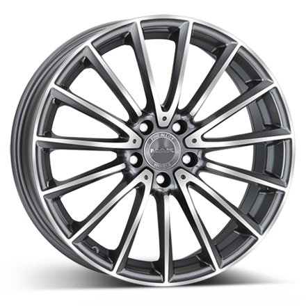 24596994_main Диск MAK Komet 7,5x17 5x112 ET48.0 D66.6 Gun Met-Mirror Face — изображение 1