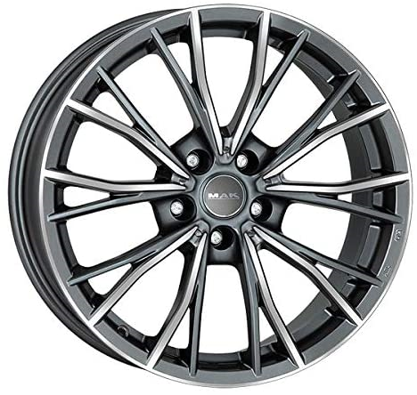 24877173_main Диск MAK Mark 8x17 5x120 ET43.0 D72.6 Gun Met-Mirror Face — изображение 1