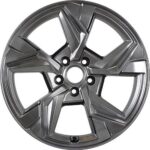 Диск КиК Кайан 7,5x18 5x112 ET43.0 D57.1 Дарк платинум