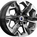 Диск КиК Тейт 7,5x17 6x139,7 ET25.0 D106.1 Дарк платинум