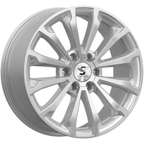 25065897_main Диск Premium Series КР006 (20_Land Cruiser Prado) 8,5x20 6x139,7 ET25.0 D106.1 Elite silver — изображение 1