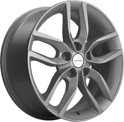 25079854_main Диск Khomen Wheels KHW1708 (Chery Tiggo 7pro) 6,5x17 5x108 ET33.0 D60.1 Gray-FP — изображение 1