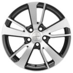 Диск Khomen Wheels KHW1704 (Outlander) 7x17 5x108 ET50.0 D63.3 Black-FP