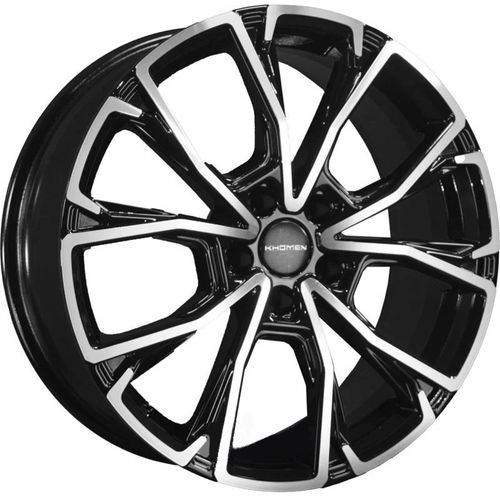 25469620_main Диск Khomen Wheels KHW1907 (Chery Tiggo 8/8 Pro) 7,5x19 5x108 ET47.0 D60.1 Black-FP — изображение 1