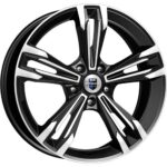 Диск КиК Каррера 7x18 5x114,3 ET38.0 D67.1 Дарк платинум