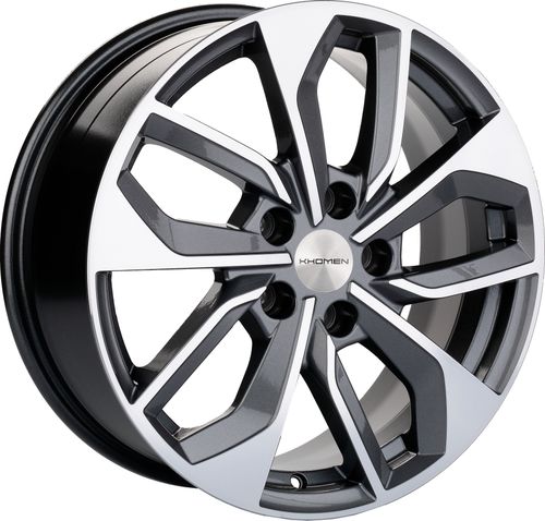 25957136_main Диск Khomen Wheels KHW1703 (CX-5/i40/X-Trail) 7x17 5x114,3 ET45.0 D67.1 Gray — изображение 1
