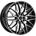 Диск Khomen Wheels KHW1813 (Dongfeng AX7) 7x18 5x108 ET43.0 D65.1 Black-FP