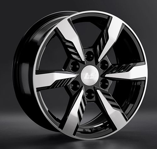 26213652_main Диск LS Wheels LS1301 7,5x17 6x139,7 ET36.0 D100.1 BKF — изображение 1