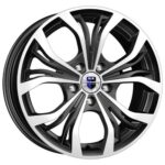 Диск КиК Аламида 7x17 5x108 ET45.0 D60.1 Алмаз черный
