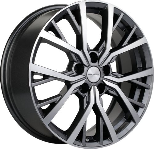 26434833_main Диск Khomen Wheels KHW1806 (Teana/X-trail/Juke) 7x18 5x114,3 ET45.0 D66.1 Gray-FP — изображение 1