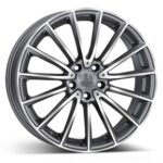Диск MAK Komet 9x19 5x112 ET50.0 D66.6 Gun Met-Mirror Face