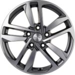 Диск Khomen Wheels KHW1612 (Camry/Corolla/Grand Vitara) 6,5x16 5x114,3 ET40.0 D66.1 Gray