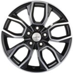 Диск Khomen Wheels KHW1713 (CX-5/i40/X-Trail) 7x17 5x114,3 ET45.0 D67.1 Black-FP