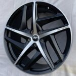 Диск Replica ST Kahn 2302 9,5x22 5x120 ET45.0 D72.6 Satin Black Machined
