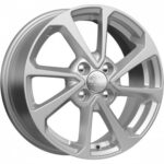 Диск КиК КС861 (15_Solaris I) 6x15 4x100 ET48.0 D54.1 Сильвер