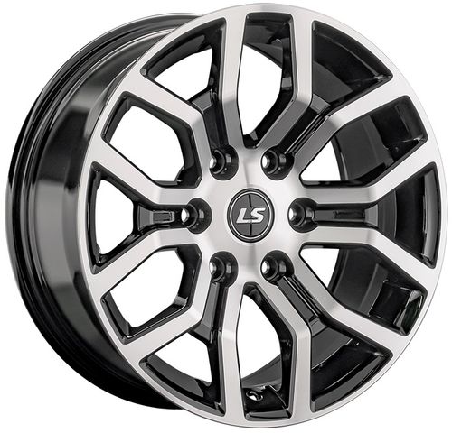 27695834_main Диск LS Wheels LS1367 8,5x17 6x139,7 ET25.0 D106.1 BKF — изображение 1