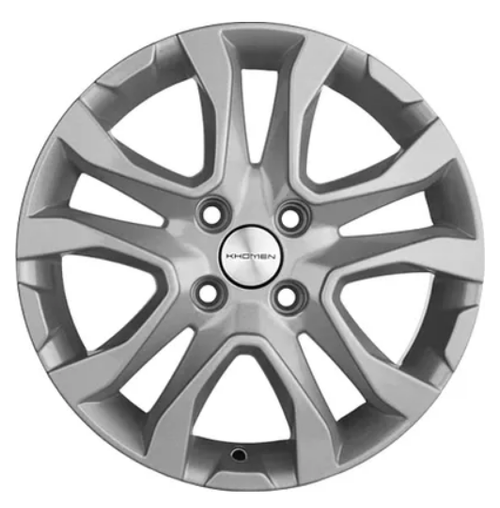 27795961_main Диск Khomen Wheels KHW1503 (Rio) 6x15 4x100 ET46.0 D54.1 F-Silver-FP — изображение 1