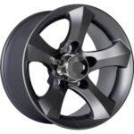 Диск КиК Айсберг 8x16 5x139,7 ET-20.0 D110.1 Дарк платинум